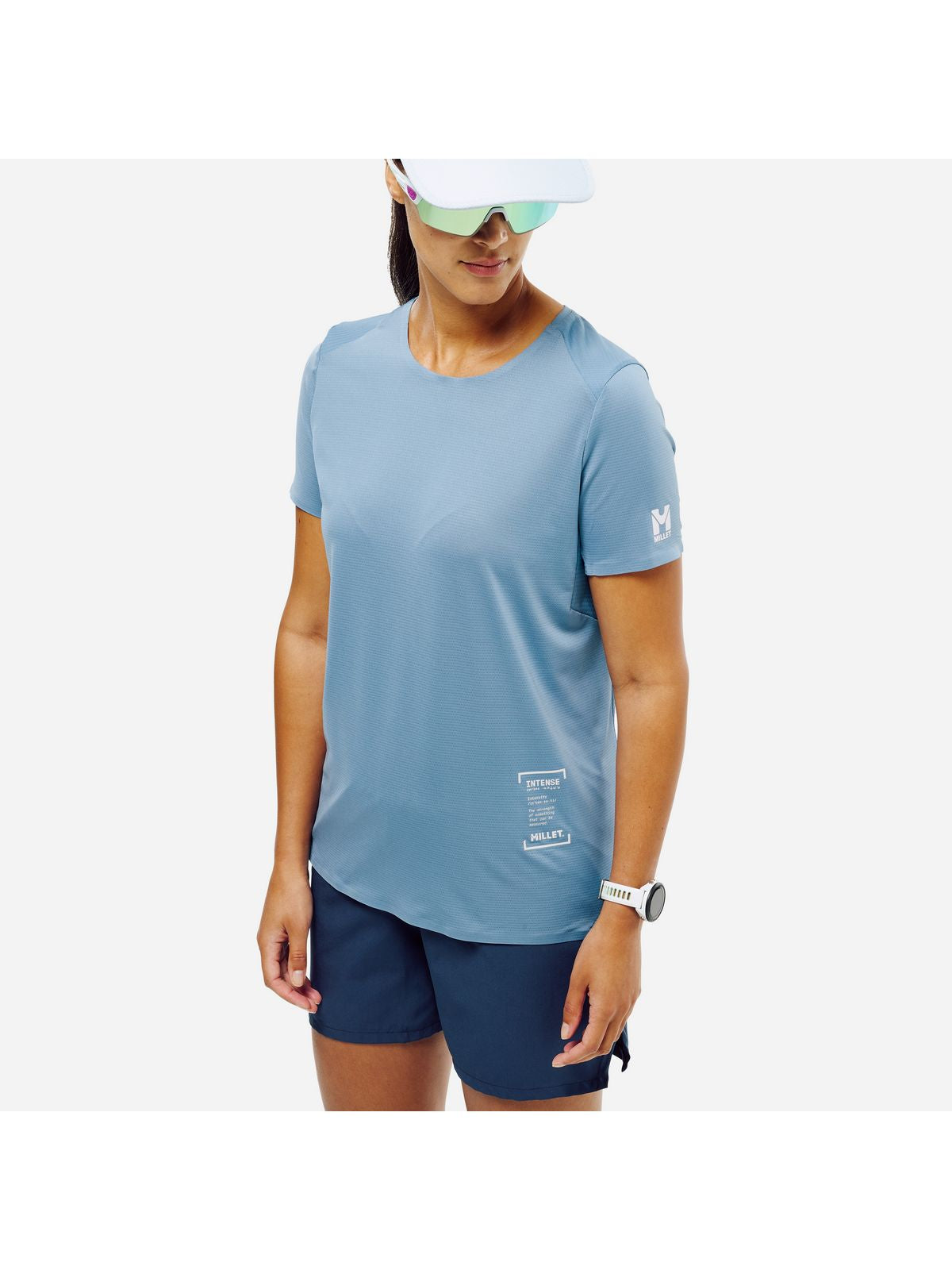 Koszulka damska MILLET Intense Pro Light Ts Ss W niebieska