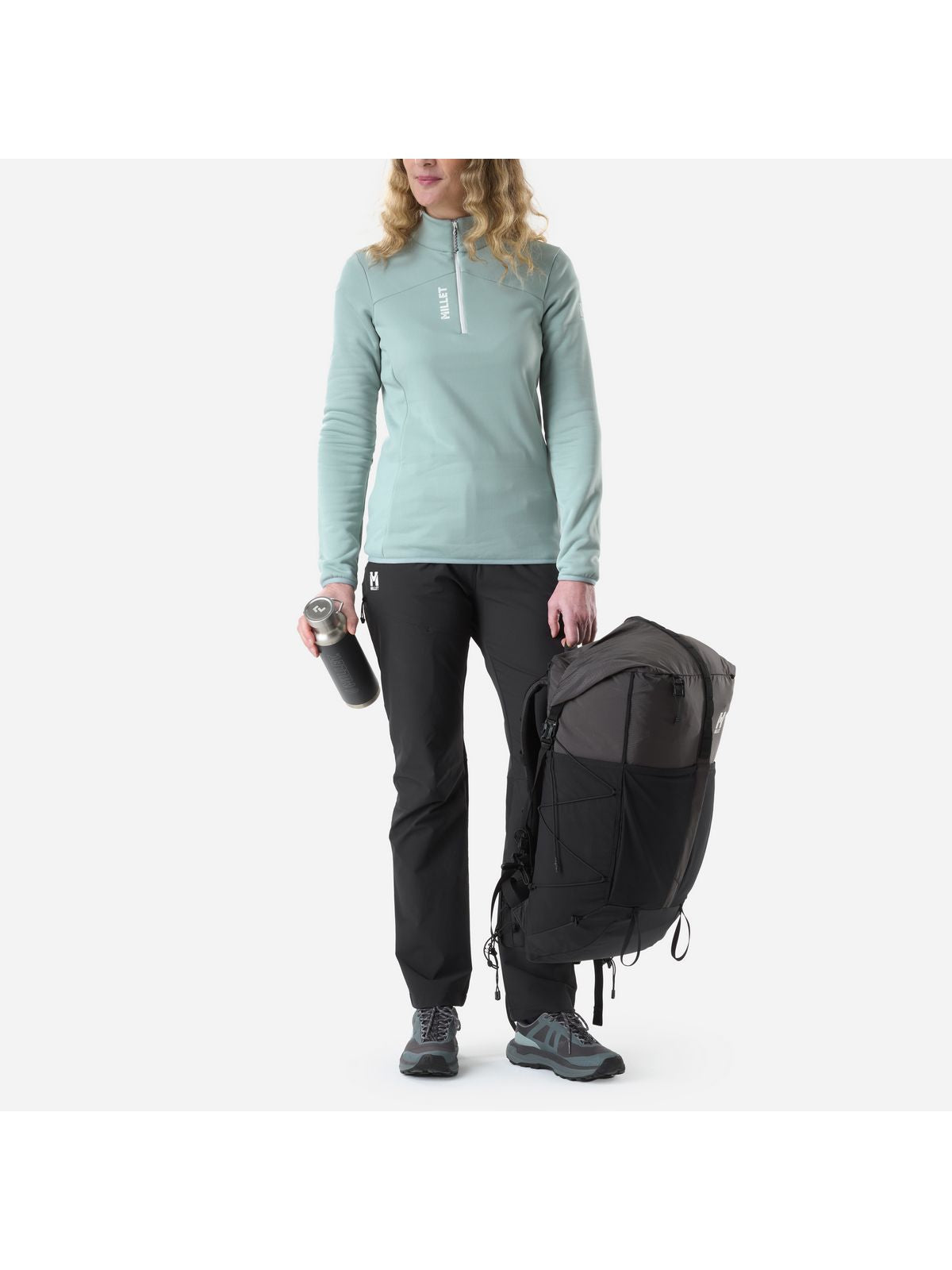 Bluza damska MILLET W Seneca Fleece Po W niebieska