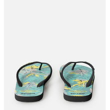 Japonki plażowe męskie RIP CURL Raw Energy Bloom Open Toe niebieskie
