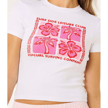 Koszulka damska RIP CURL Surf Side Fitted Tee biała
