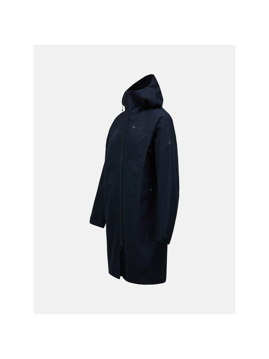 Parka męska PEAK PERFORMANCE Treeline HIPE 2.5L Shell Parka czarna
