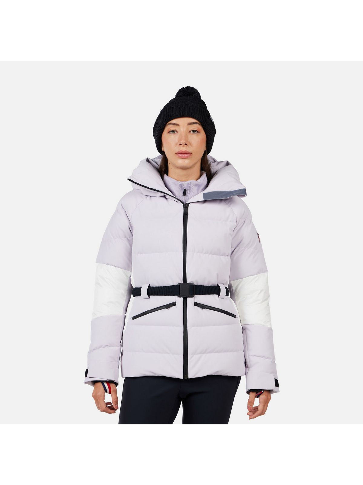 Kurtka narciarska damska ROSSIGNOL W CIASTEL DOWN MIX JKT szara