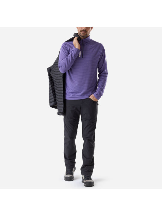 Bluza męska MILLET M Parmelan Light Fleece Po M fioletowa

