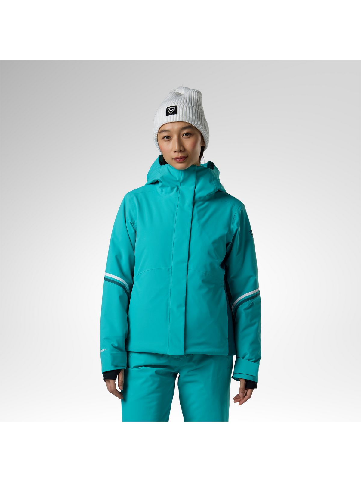Kurtka narciarska damska ROSSIGNOL W Strawpile Insulated Ski Jkt niebieska
