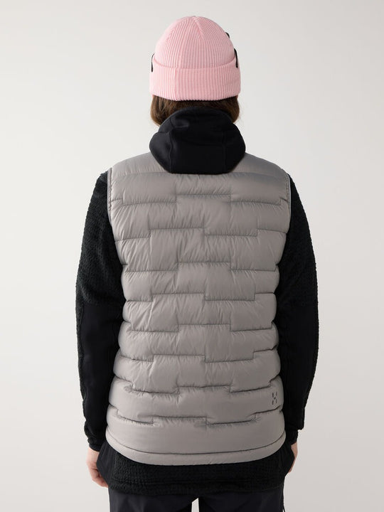 Kamizelka puchowa damska HAGLÖFS ROC Flash Down Vest Stone Brick
