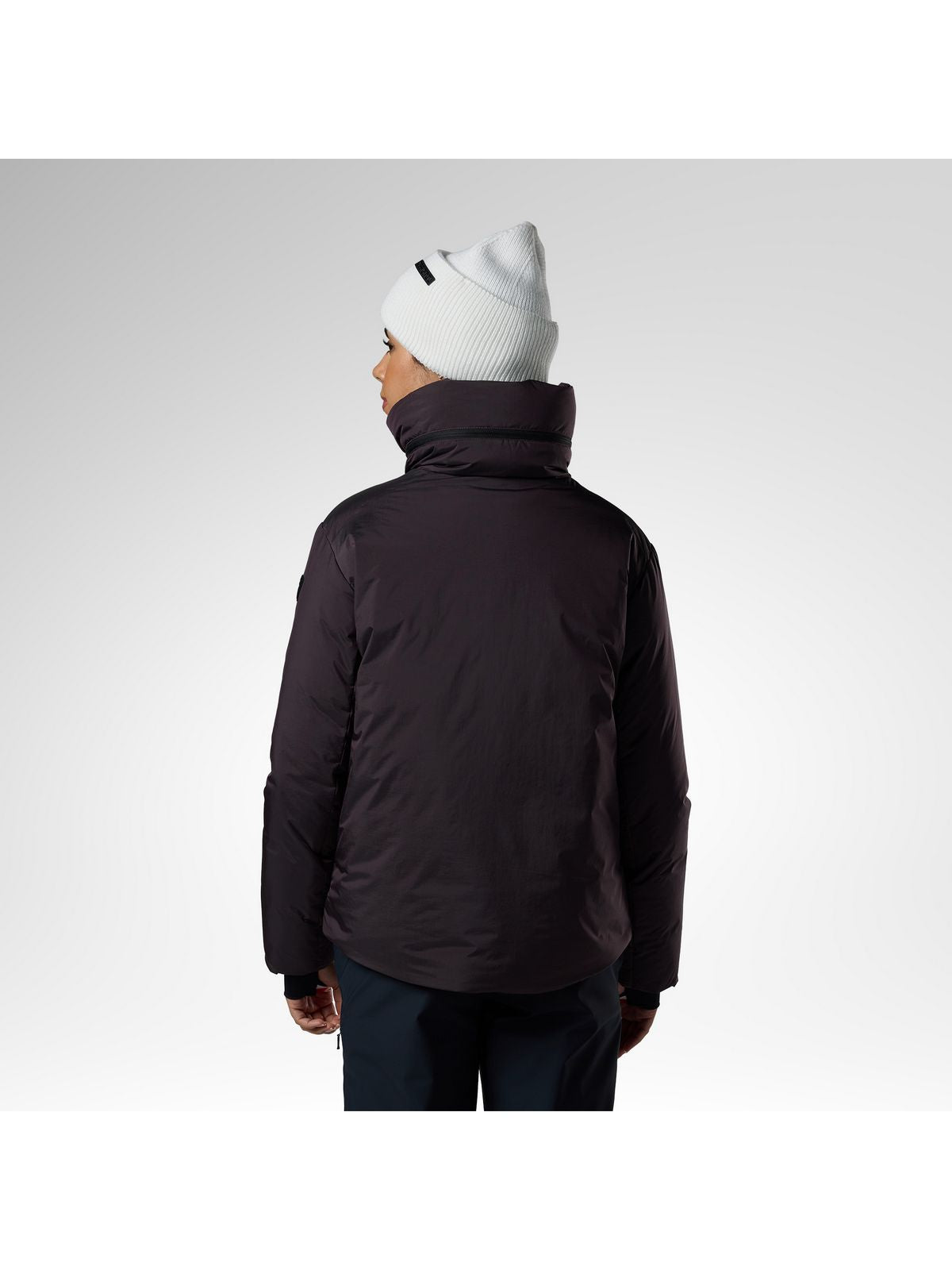 Kurtka narciarska damska ROSSIGNOL W Snowblaze Down Ski Jacket bordowa