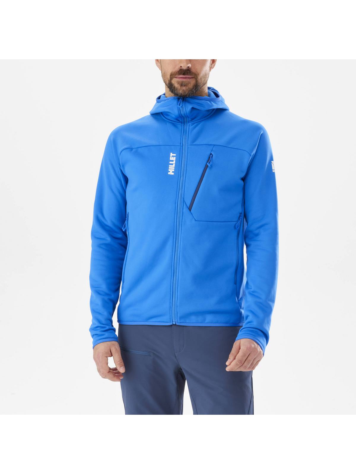 Bluza męska MILLET M Seneca Fleece Hoodie Niebieski