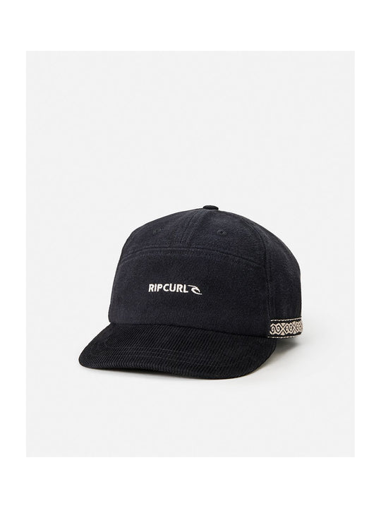 Czapka RIP CURL COSMIC KISS 5 PANEL CORD CAP czarna
