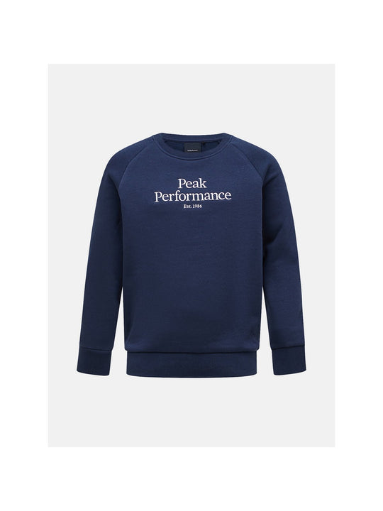 Bluza Peak Performance Jr Original Crew niebieski
