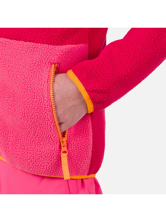 Bluza dziecięca ROSSIGNOL Jr Alltrack Fleece różowy
