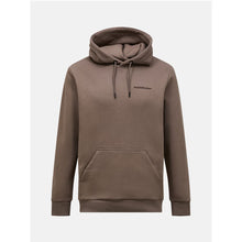 Bluza z kapturem męska PEAK PERFORMANCE Original Small Logo Hood brązowa
