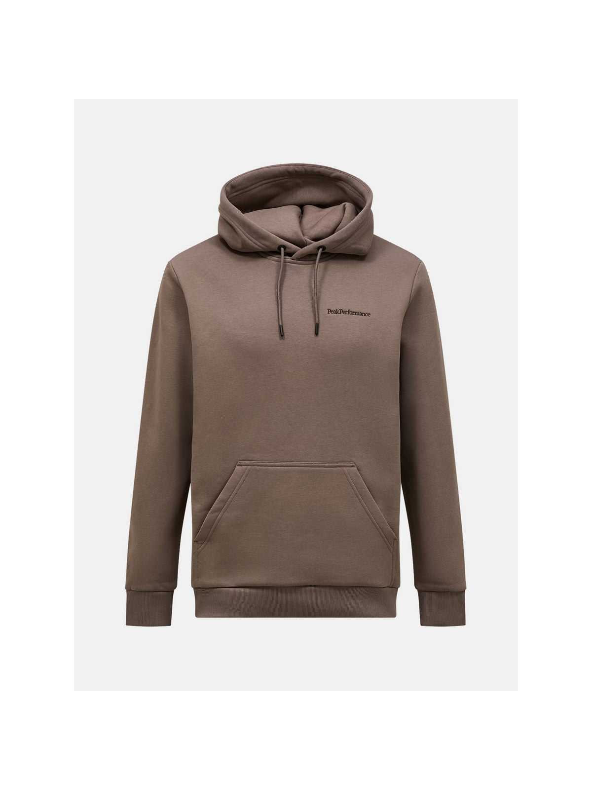 Bluza z kapturem męska PEAK PERFORMANCE Original Small Logo Hood brązowa