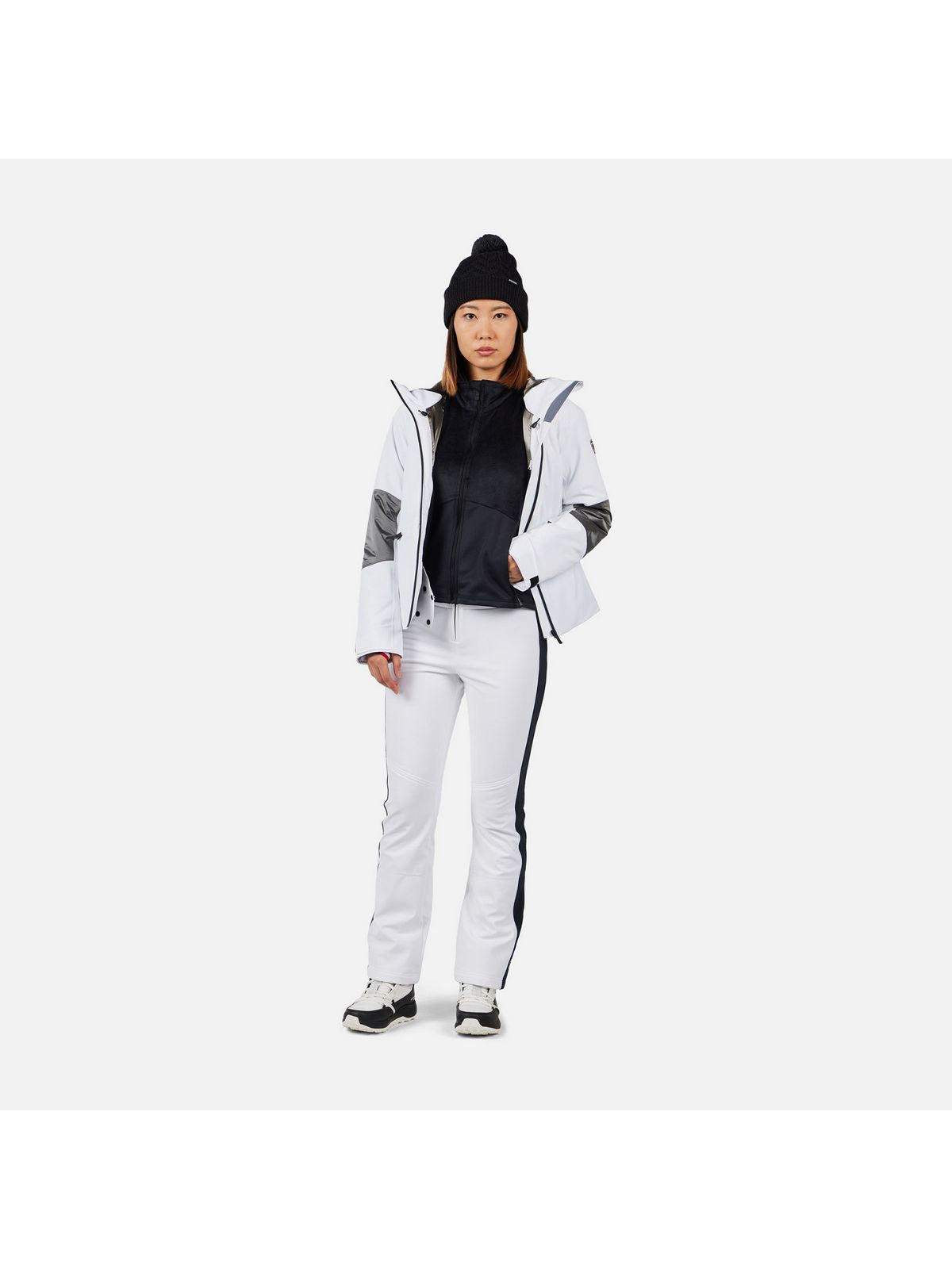 Bluza damska ROSSIGNOL W DIRETTA HZ FLEECE czarna