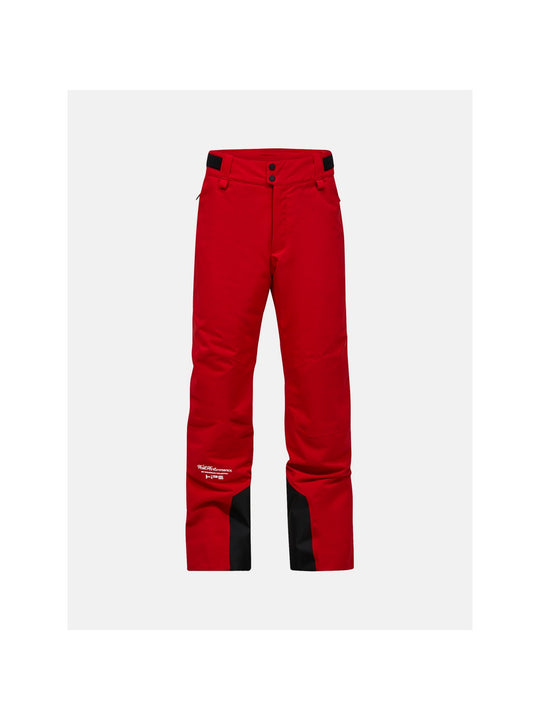 Spodnie narciarskie męskie PEAK PERFORMANCE 40Y Maroon HIPE 2L Insulated Shell Pants czerwone

