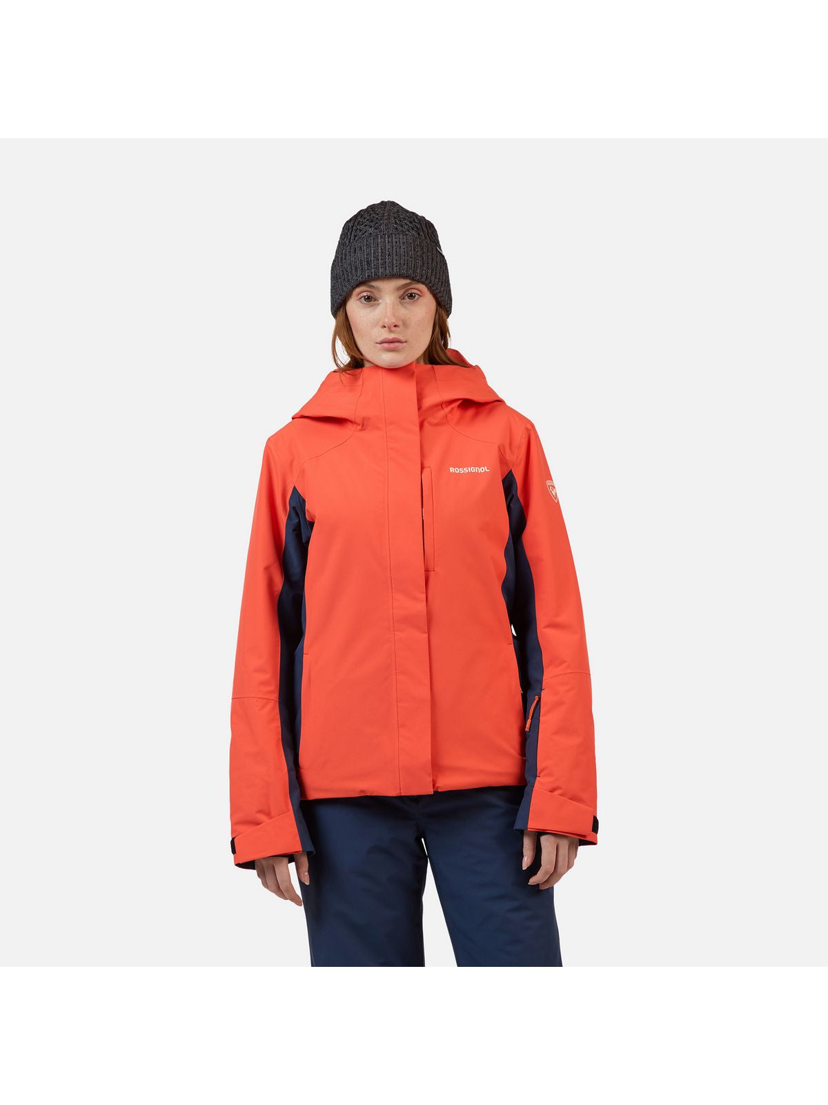 Kurtka narciarska damska ROSSIGNOL W VELIKA INSULATED JKT pomarańczowa