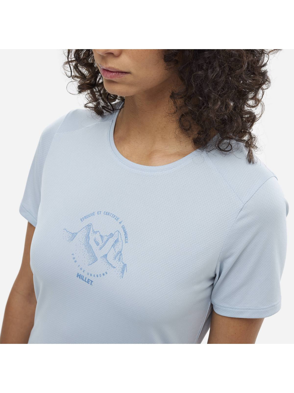 Koszulka MILLET UBIC LIGHT TS SS W niebieski - Adventure Sports