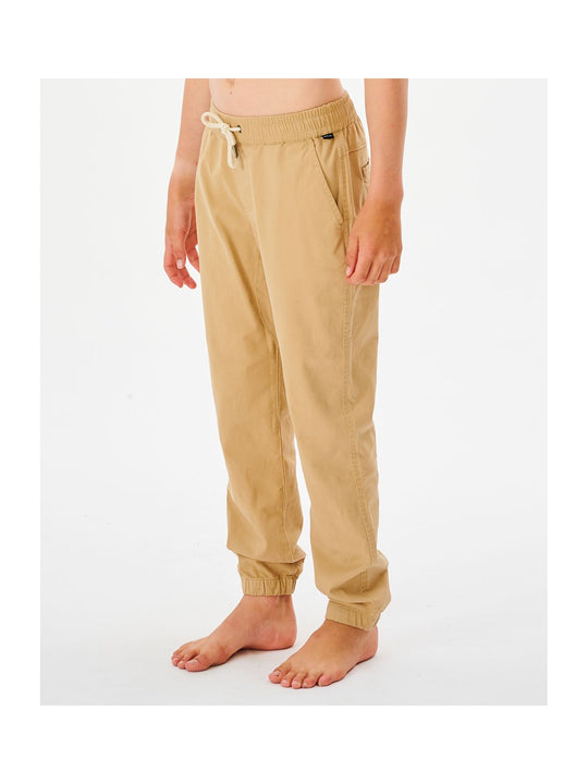 Spodnie chłopięce RIP CURL Epic Jogger Boy beżowe

