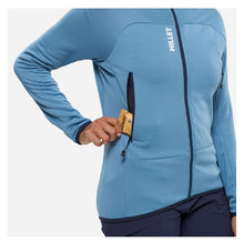 Bluza damska MILLET Fusion Grid Jkt W niebieska

