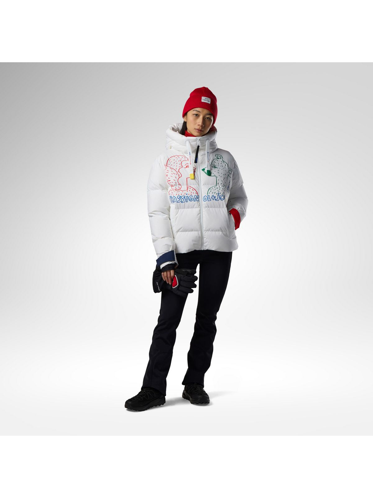 Kurtka narciarska damska ROSSIGNOL W Jcc Allsnow Down Ski Jacket biała