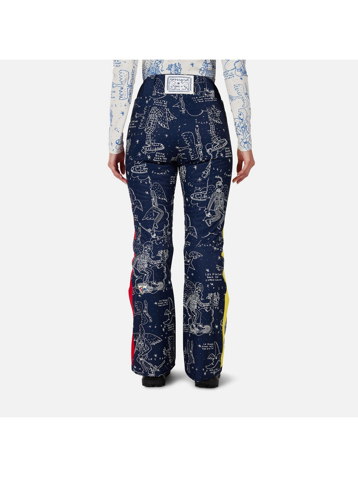 Spodnie narciarskie damskie ROSSIGNOL W Jcc Sublim Pant granatowe