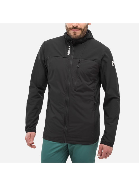 Kurtka outdoorowa męska MILLET M Seneca Hybrid Hoodie M czarna

