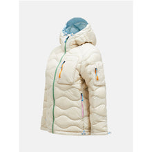 Kurtka puchowa damska PEAK PERFORMANCE Helium Utility Down Hood Jacket Women beżowy
