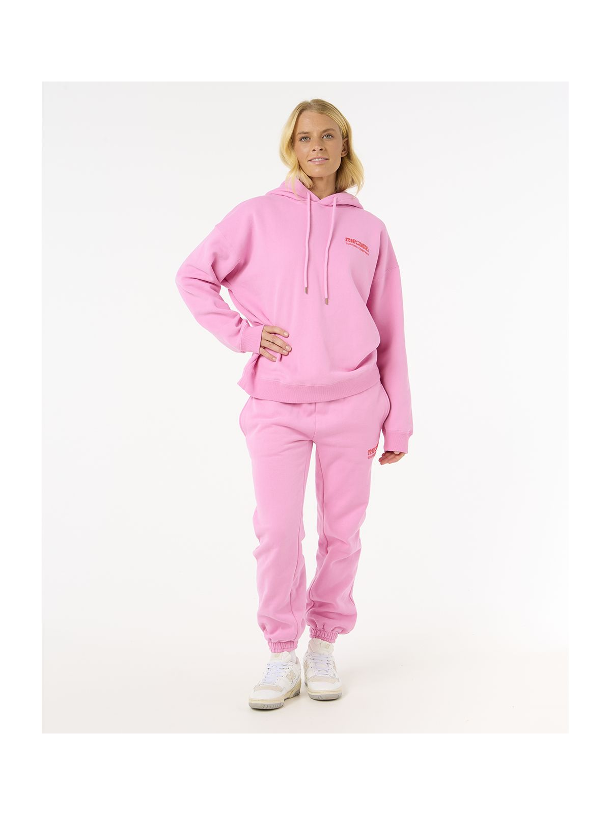 Spodnie damskie RIP CURL Surf Puff Track Pant różowe