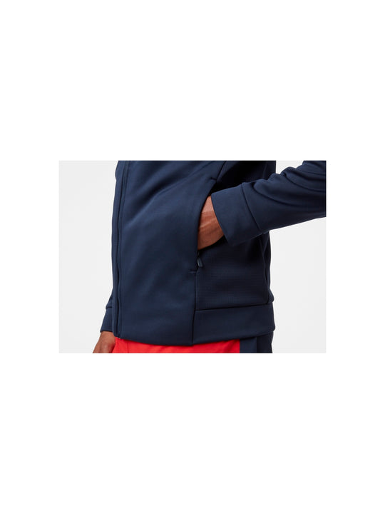 Bluza męska HELLY HANSEN Crew Fleece Jacket kolor granatowy
