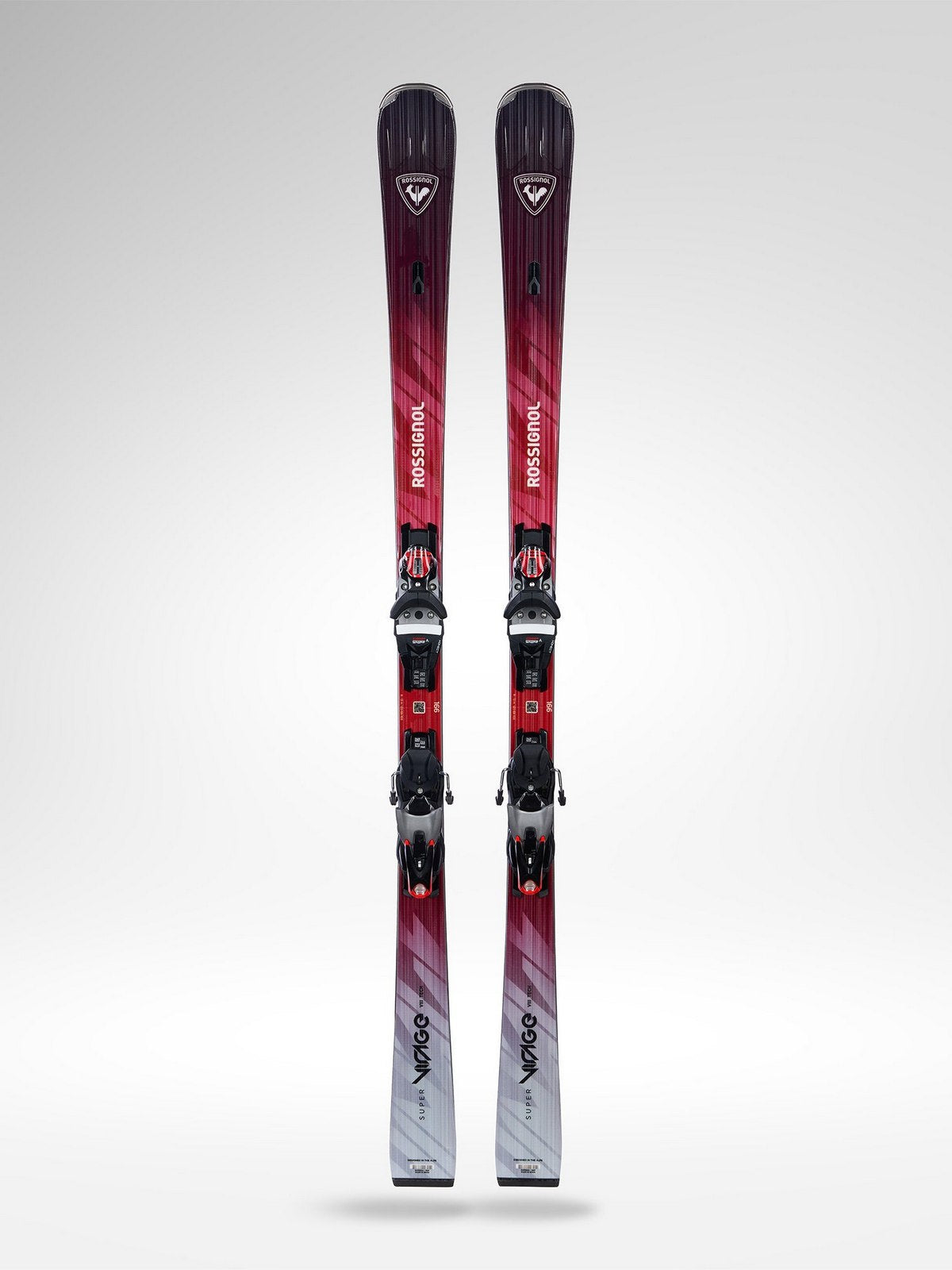 Narty ROSSIGNOL Super Virage VIII Tech + wiązania LOOK Spx14 Konect Gw B80 Silver Red