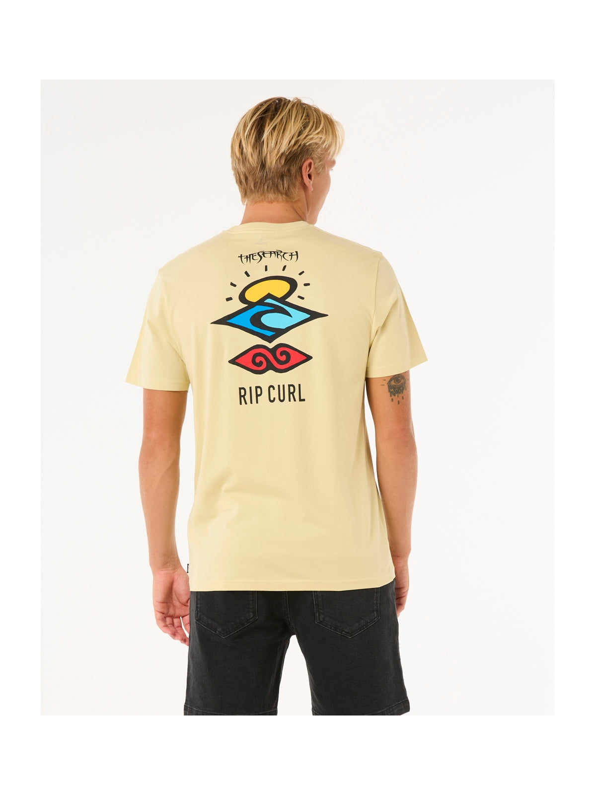 Koszulka RIP CURL Search Icon Tee turkusowy