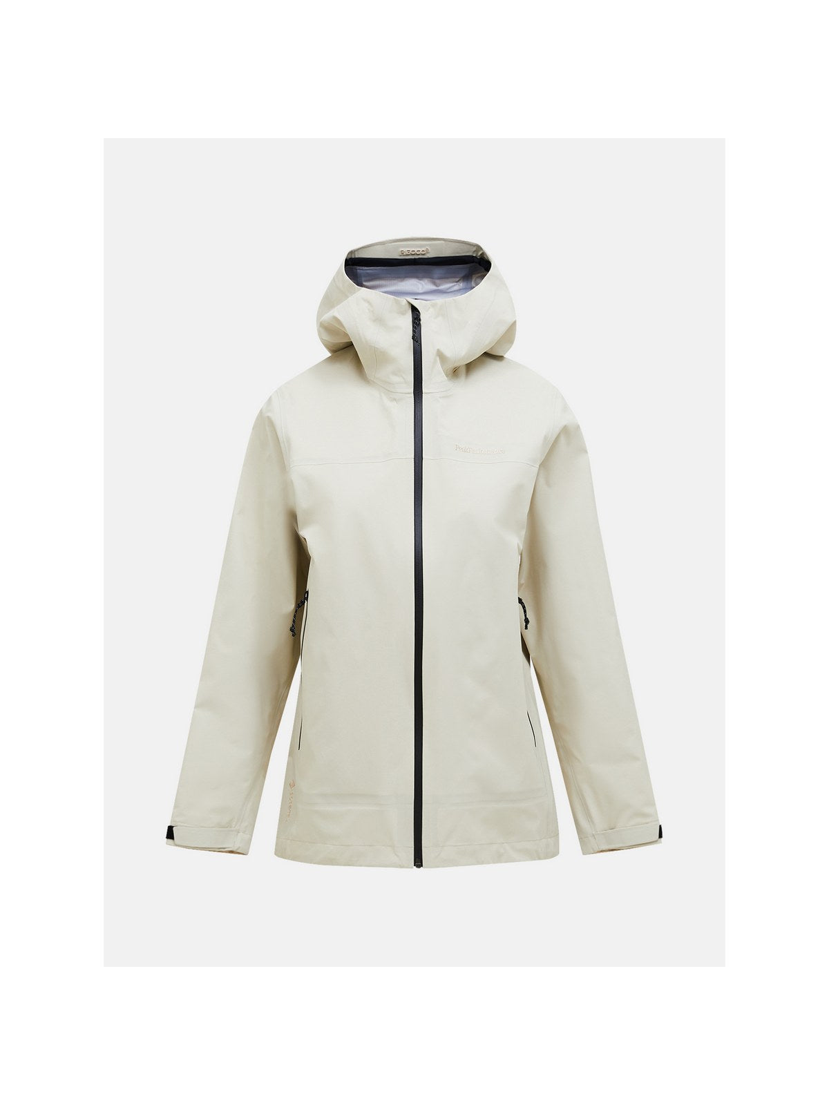 Kurtka damska PEAK PERFORMANCE W Treeline Gore-Tex 3L Shell Jacket kolor beżowy