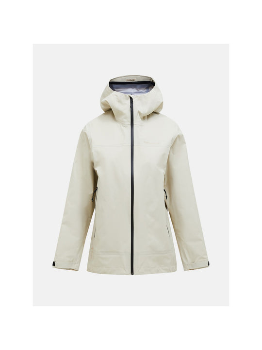 Kurtka damska PEAK PERFORMANCE W Treeline Gore-Tex 3L Shell Jacket kolor beżowy
