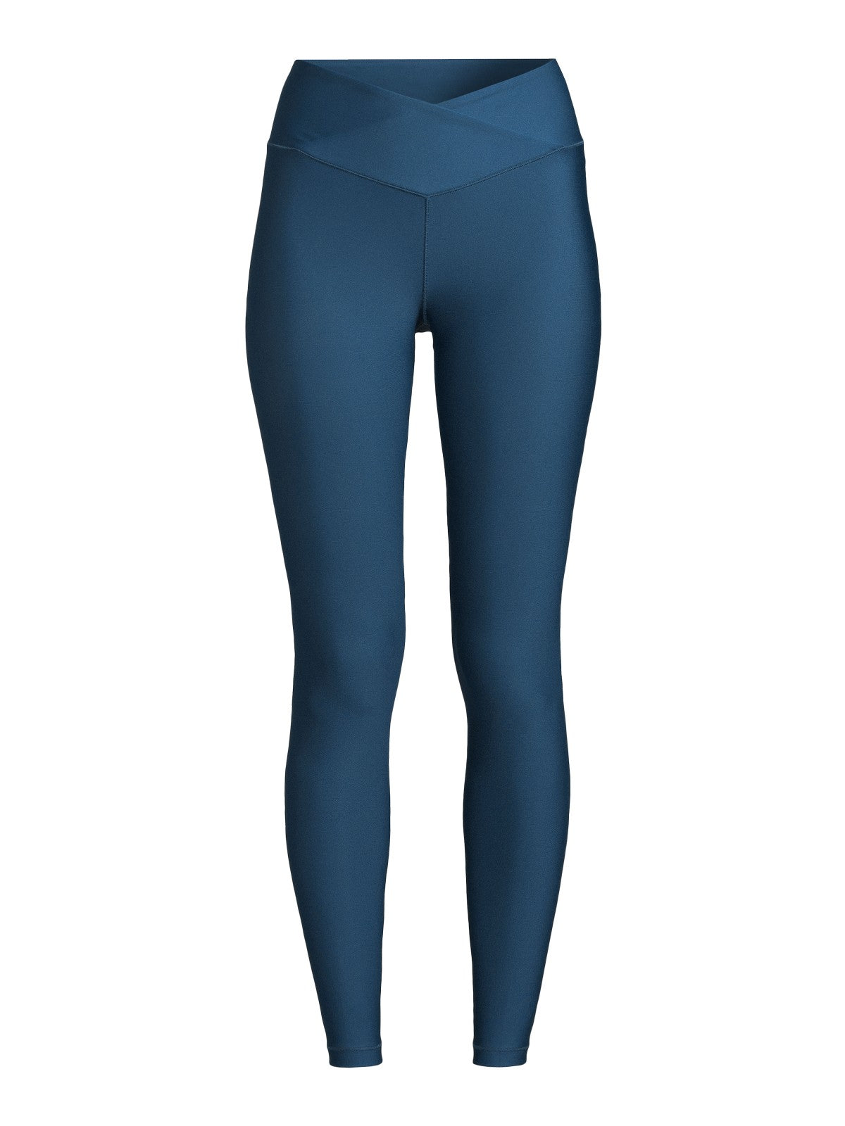 Legginsy damskie CASALL Overlap High Waist Tights kolor niebieski