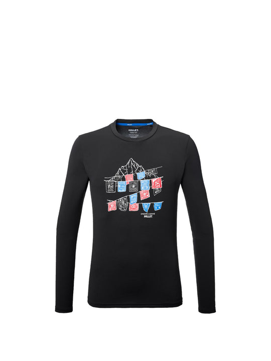 Koszulka męska MILLET Seneca Ts Ls Uv M czarna
