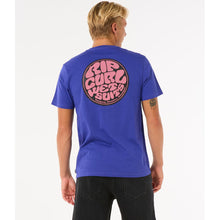 Koszulka męska RIP CURL Wettie Passage Icon Tee niebieska
