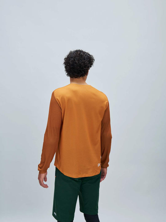 Koszulka rowerowa POC M’s Motion Air L/S Jersey brązowy - Adventure Sports
