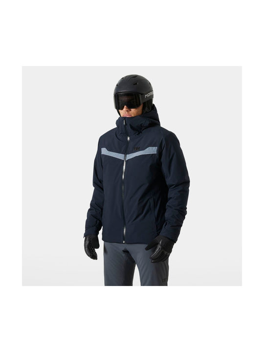 Kurtka narciarska męska HELLY HANSEN PANORAMA 2.0 INS JACKET granatowa
