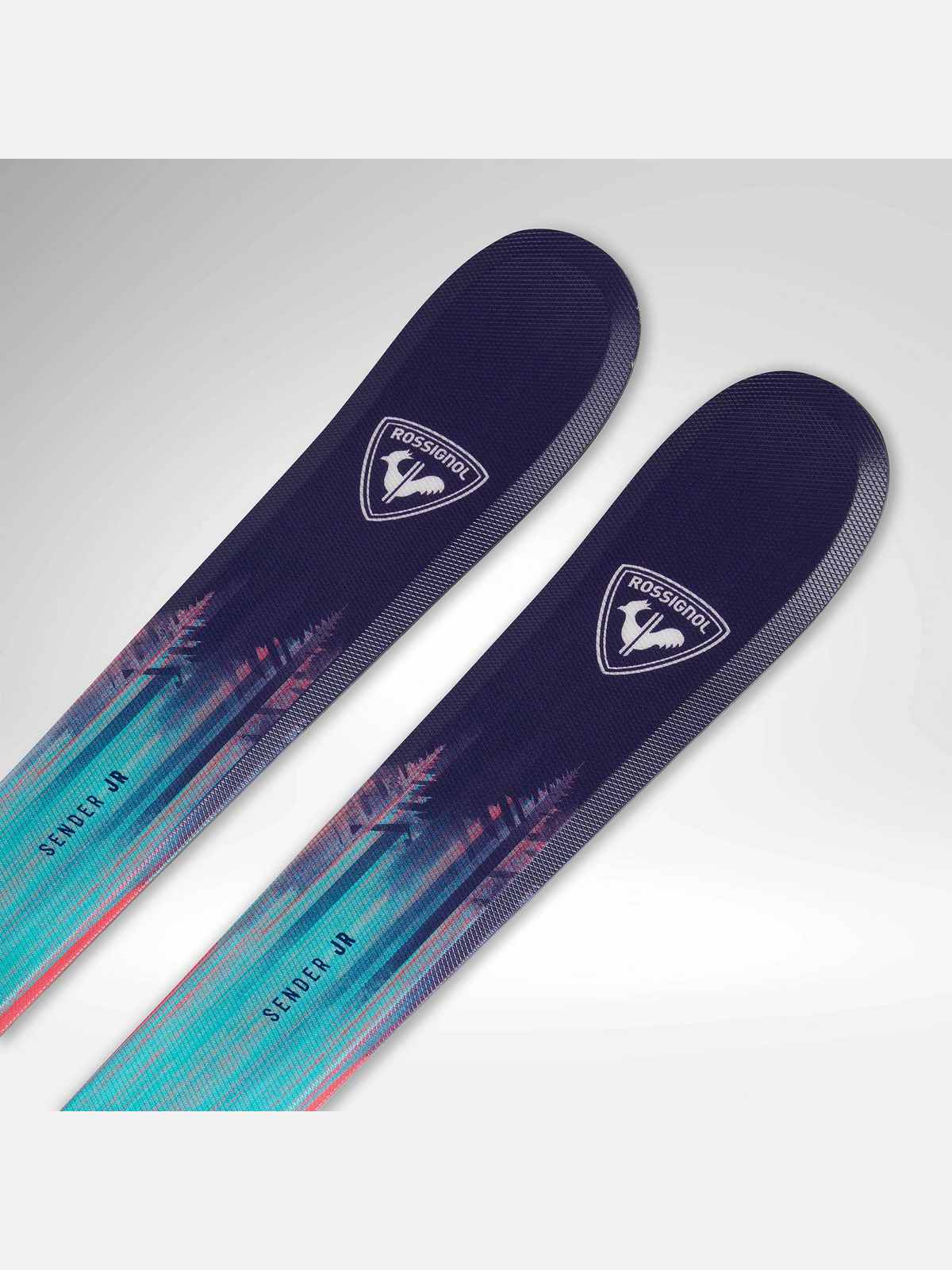 Narty dla dzieci ROSSIGNOL Sender Jr + wiązania LOOK Xpress 7 Gw B83 Black