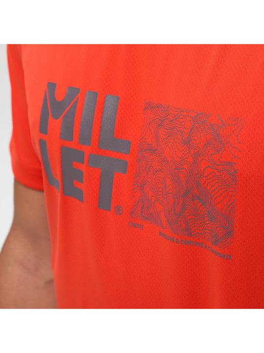 Koszulka męska MILLET Seneca Ts Ss M czerwona
