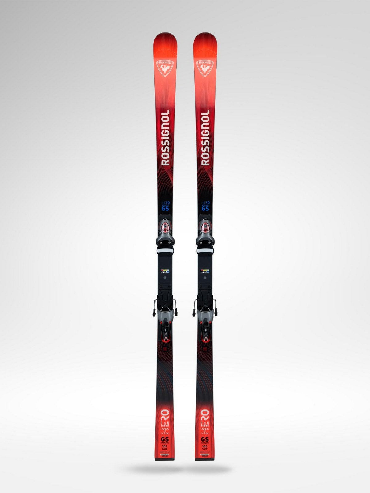 Narty ROSSIGNOL Hero Athlete GS 185 R22 + wiązania LOOK Spx 12 Rockerace Gw Silver Red