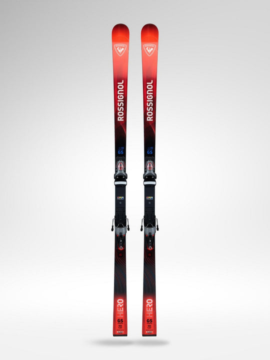 Narty ROSSIGNOL Hero Athlete GS 185 R22 + wiązania LOOK Spx 12 Rockerace Gw Silver Red
