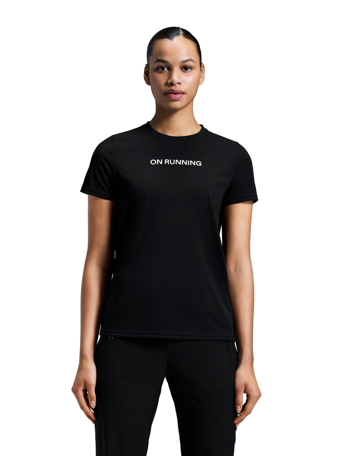 T-Shirt damski  On Run-T czarny