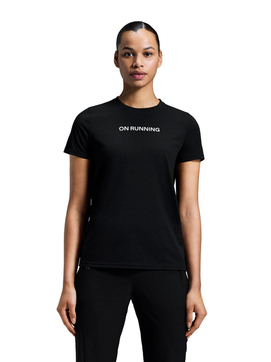 T-Shirt damski  On Run-T czarny
