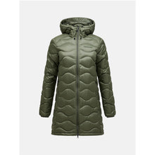Parka puchowa damska Peak Performance W Helium Down Parka zielony

