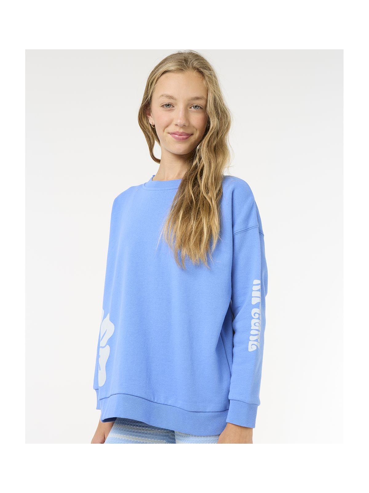 Bluza dziewczęca RIP CURL Bliss Crew-Girl niebieska