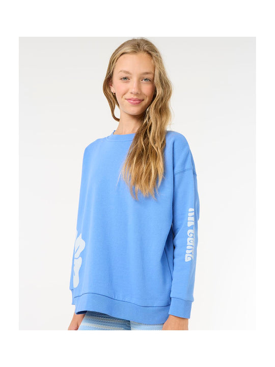 Bluza dziewczęca RIP CURL Bliss Crew-Girl niebieska
