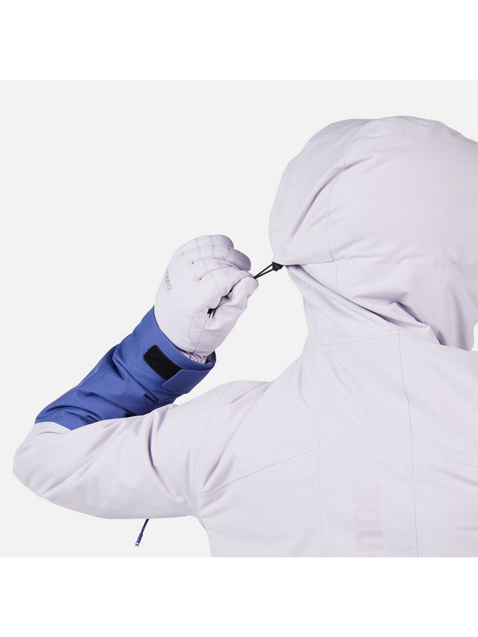 Kurtka narciarska damska ROSSIGNOL W ROCHRUN INSULATED JKT szara
