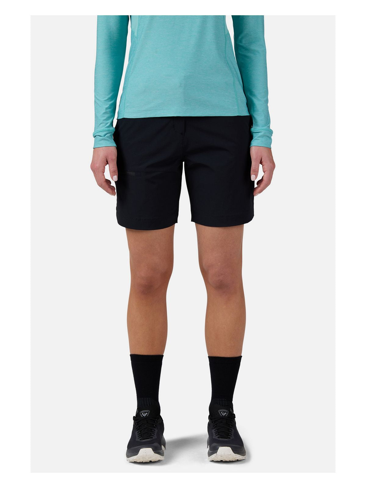 Szorty damskie ROSSIGNOL W Lycian Short 8’’ czarny - Adventure Sports