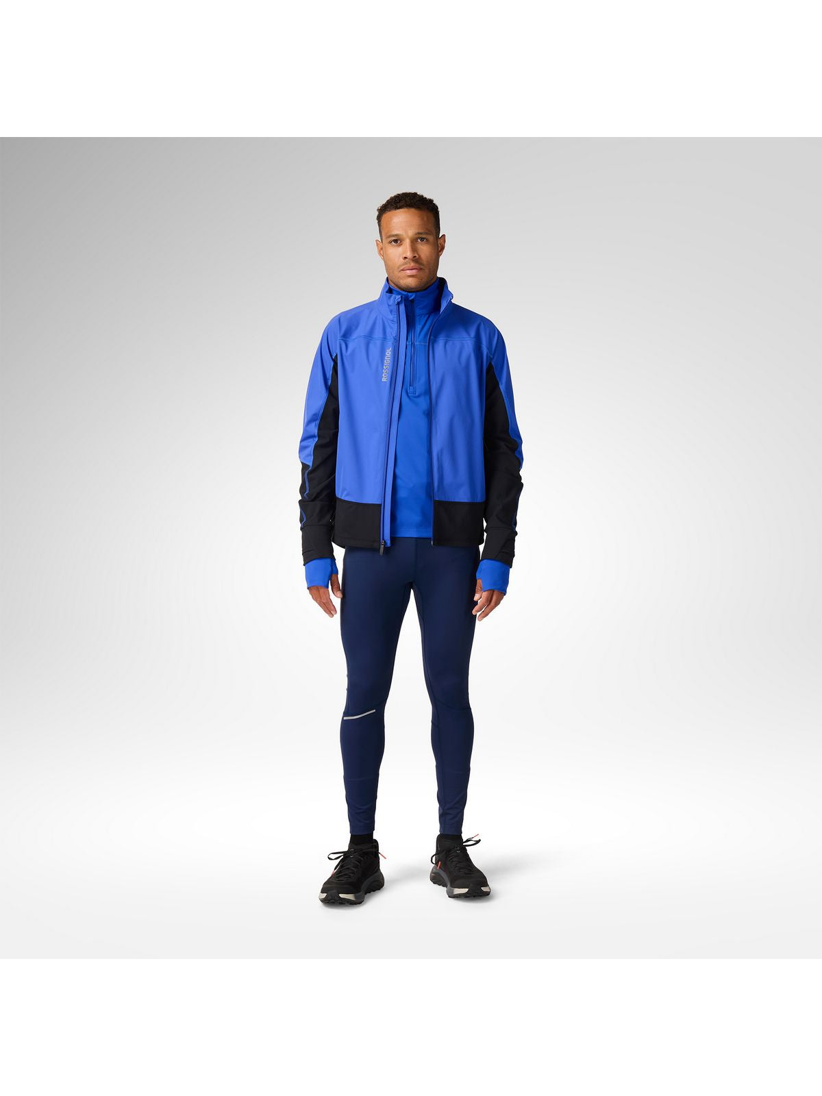 Bluza męska ROSSIGNOL M Half Zip First Layer niebieska