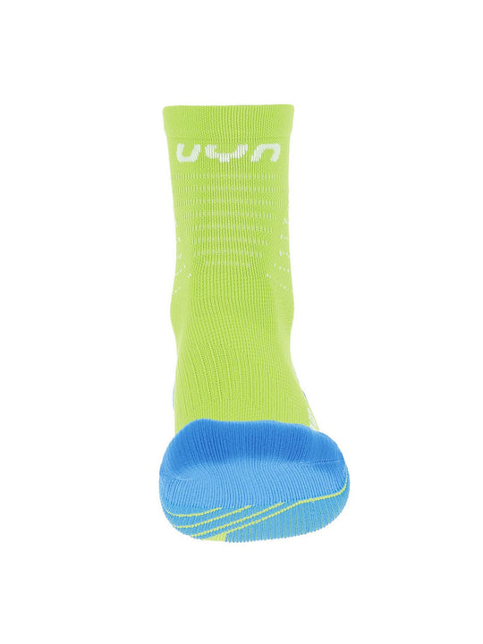 Skarpety biegowe męskie UYN Run Fit – lime/blue
